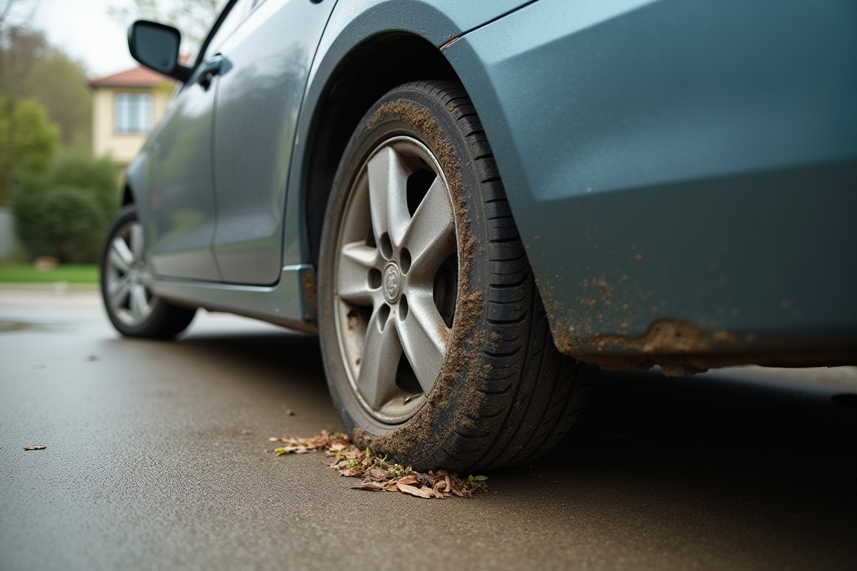 voiture non roulante